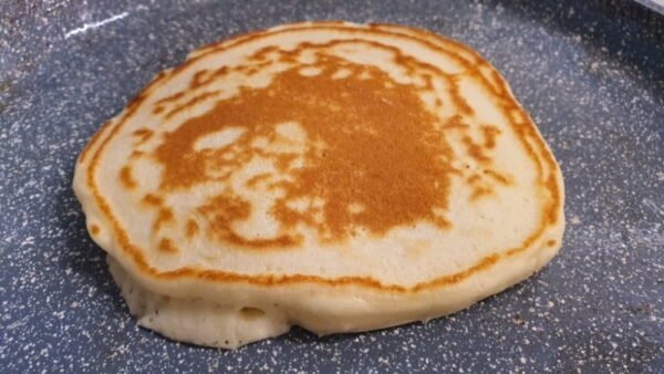 Baking pancakes