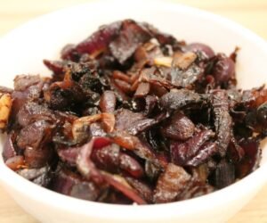 Caramelized Red Onions 1