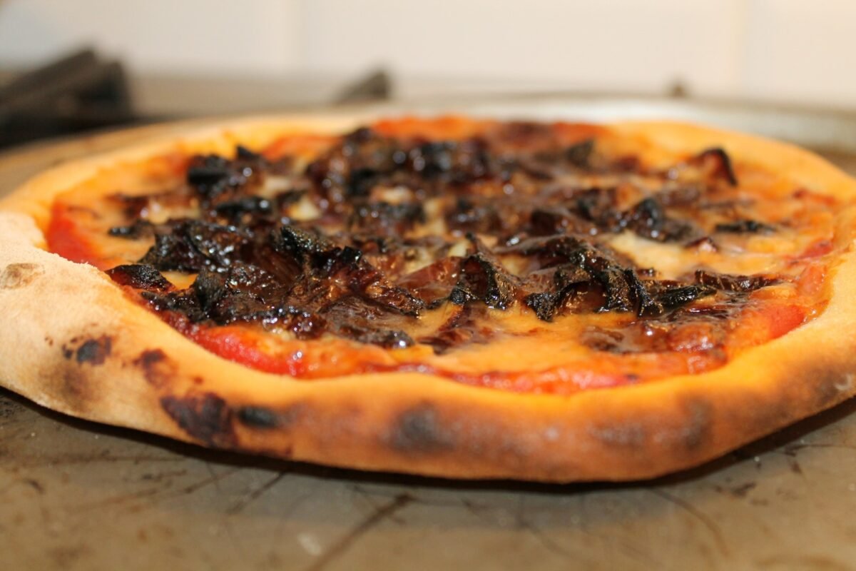 Gorgonzola Pizza Caramelized Red Onions 1