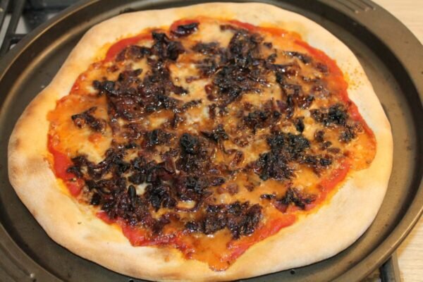 Gorgonzola Pizza Caramelized Red Onions 2