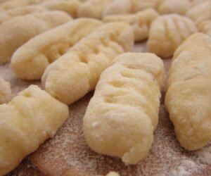 Homemade gnocchi