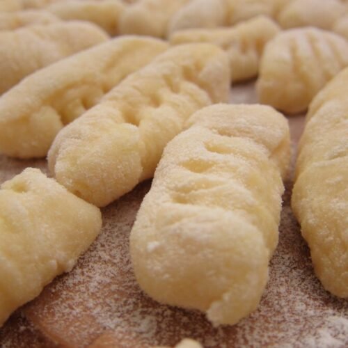 Homemade gnocchi