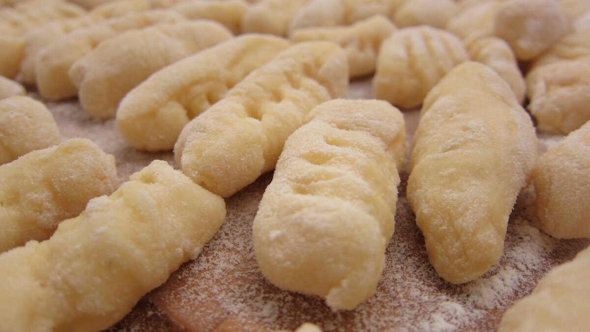 Homemade gnocchi