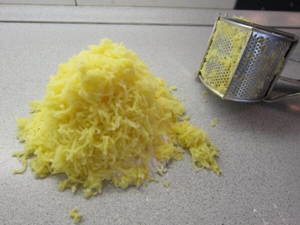Ricing potato for gnocchi