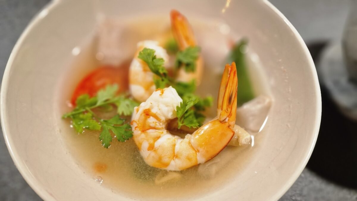 Tom yum closeup