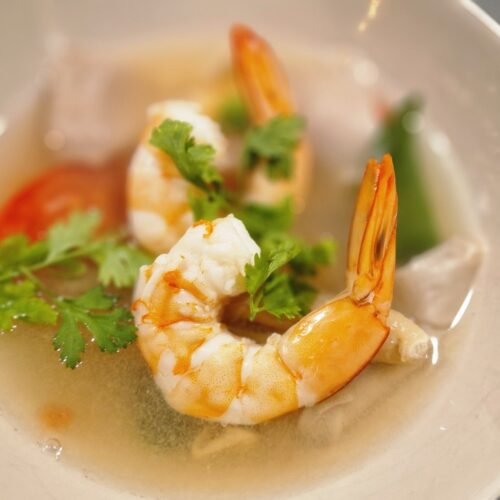 Tom yum closeup