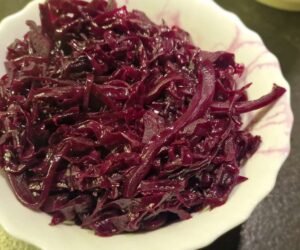 Danish Sweet Braised Red Cabbage