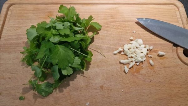 Making gremolata 1