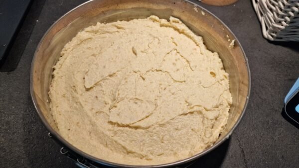Mazarin cake before baking