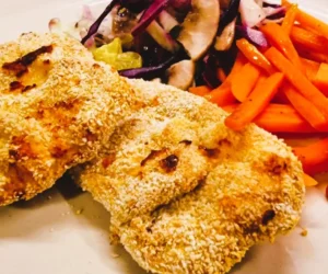Air fryer chicken cutlet