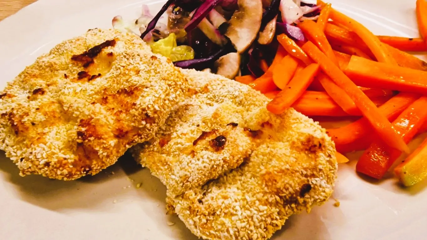 Air fryer chicken cutlet