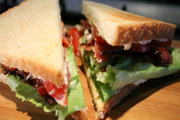 BLT sandwich triangle