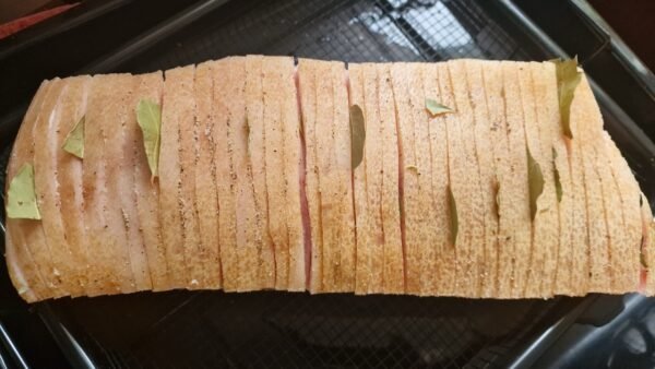 Flaeskesteg before roasting