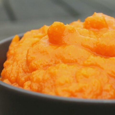 Homemade pumpkin puree square