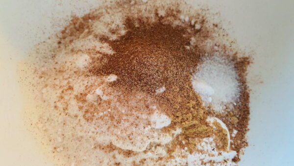 Pumpkin muffins dry ingredients
