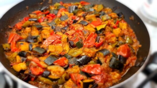 Ratatouille in a pan