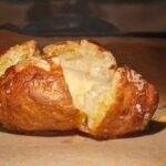 Baked Potatoes with Cheese Baked Potatoes with Melted Cheese