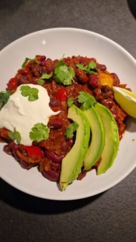 Chili sin carne portrait