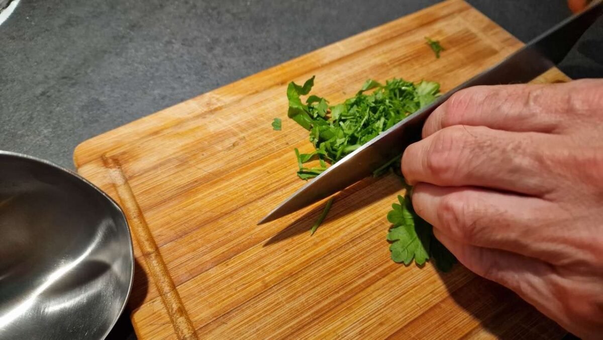 Chopping Parsley