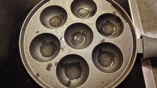 Cooking aebleskiver 1