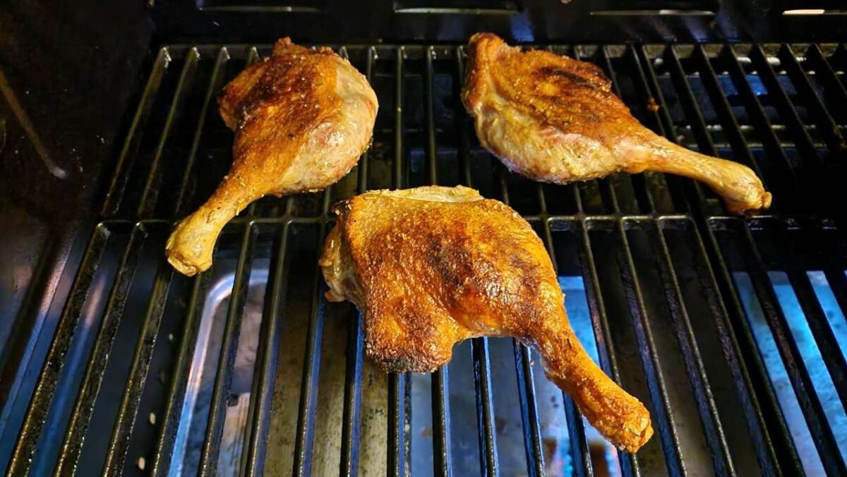 Duck Legs on the Grill