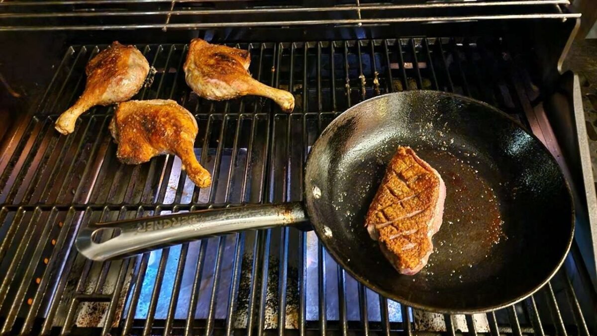 Grilling Duck Legs and Duck Breast