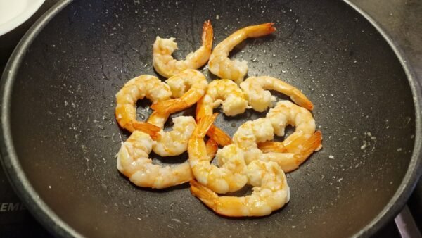 Making Shrimp Fried Rice 1