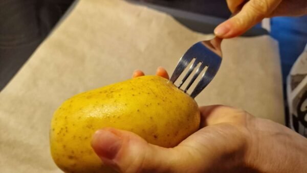 Making baked potato 2