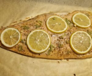 Oven-Roasted Half Salmon