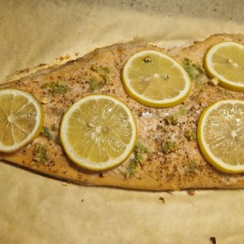 Oven-Roasted Half Salmon