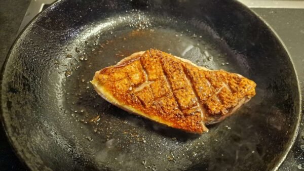 Pre-Searing Grilled Duck Breast 2