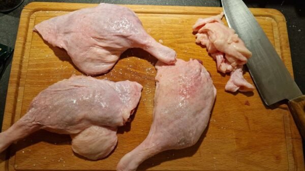 Preparing Grilled Duck Legs