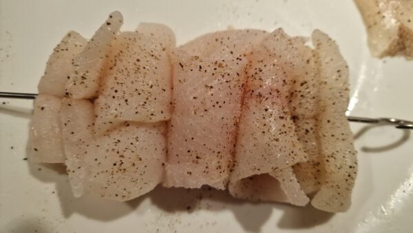 Preparing steamed fish for stjerneskud