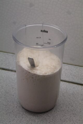 Proofing the yeast