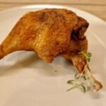 Roasted duck leg