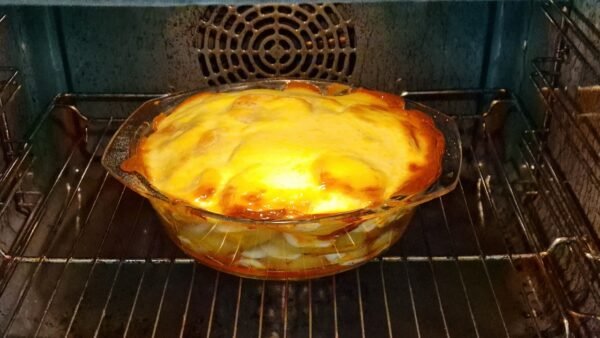 Simple Layered Potato Casserole in the Oven