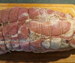 Tied rolled pork neck – Danish rullesteg