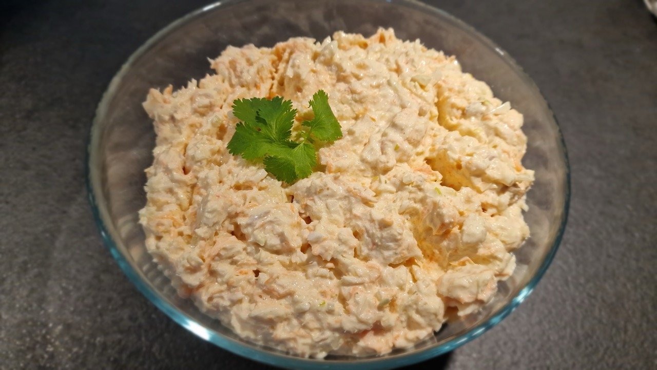 Treska (Slovak Mayonnaise Cod Salad)
