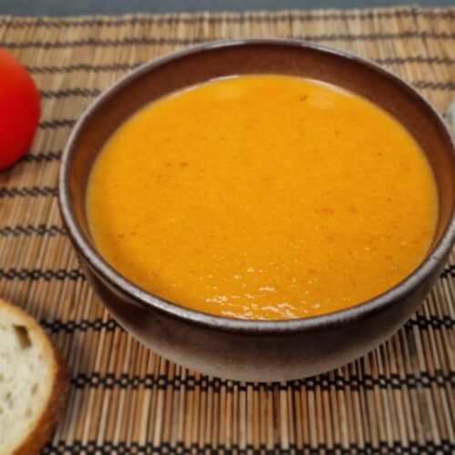 Authentic Andalusian gazpacho ready to serve
